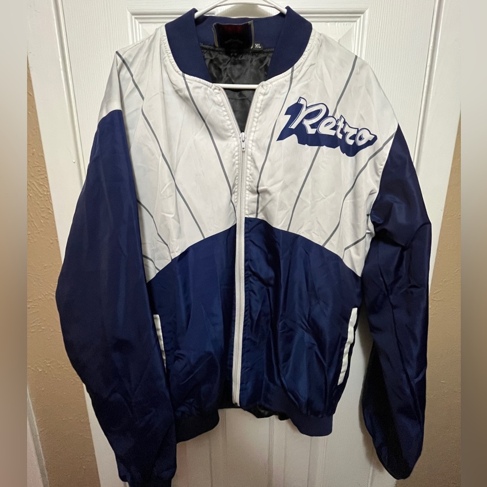 Retro Label Blue/White #23 XL